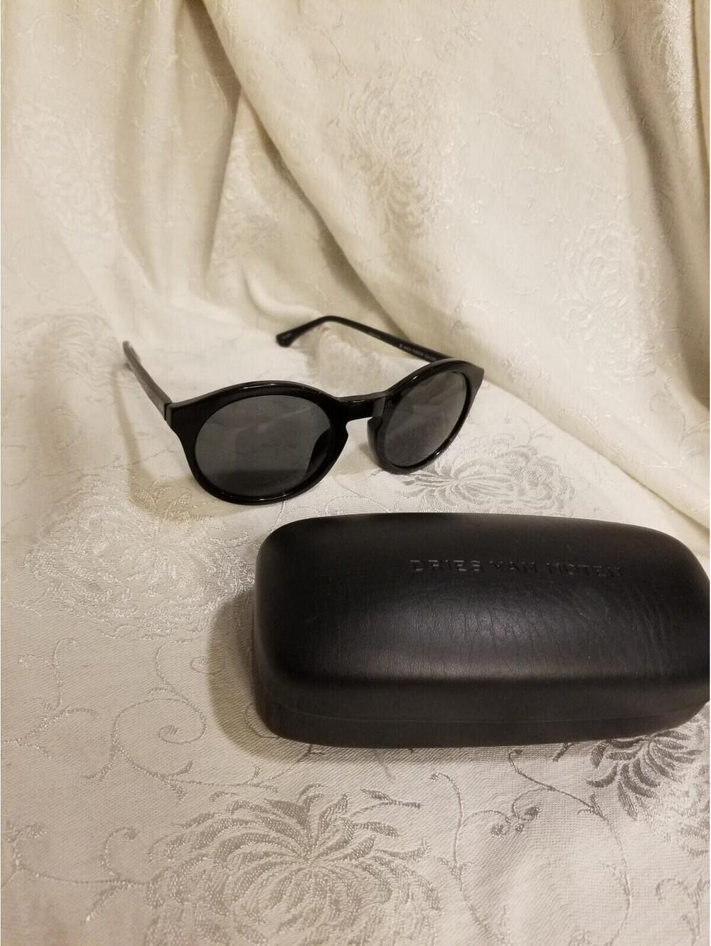 DRIES VAN NOTEN X Linda Farrow Gallery Black Cat 3 Eye Frame Sunglasses DVN/64/5